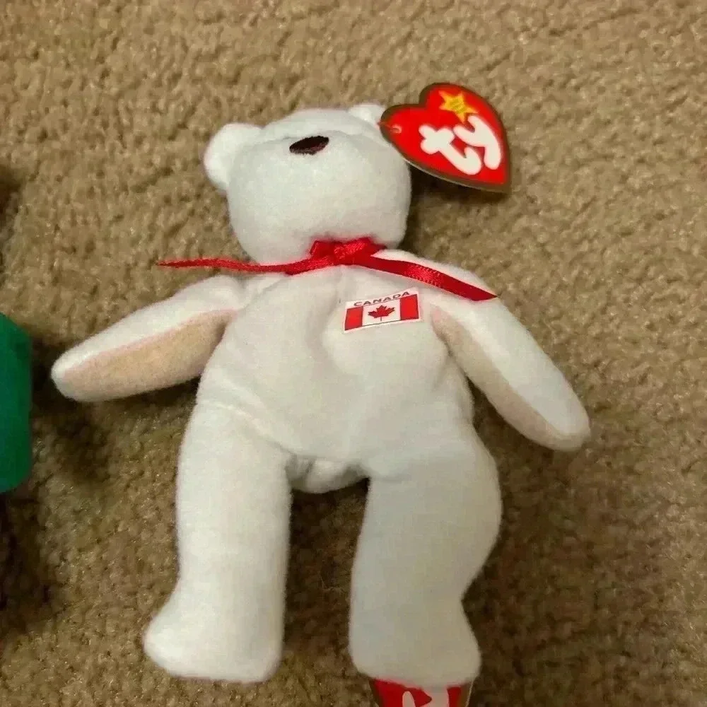 Lot Of 8 Small Beanie Babies Britannia, Erin, Maple, Glory The Bears - Picture 10 of 11